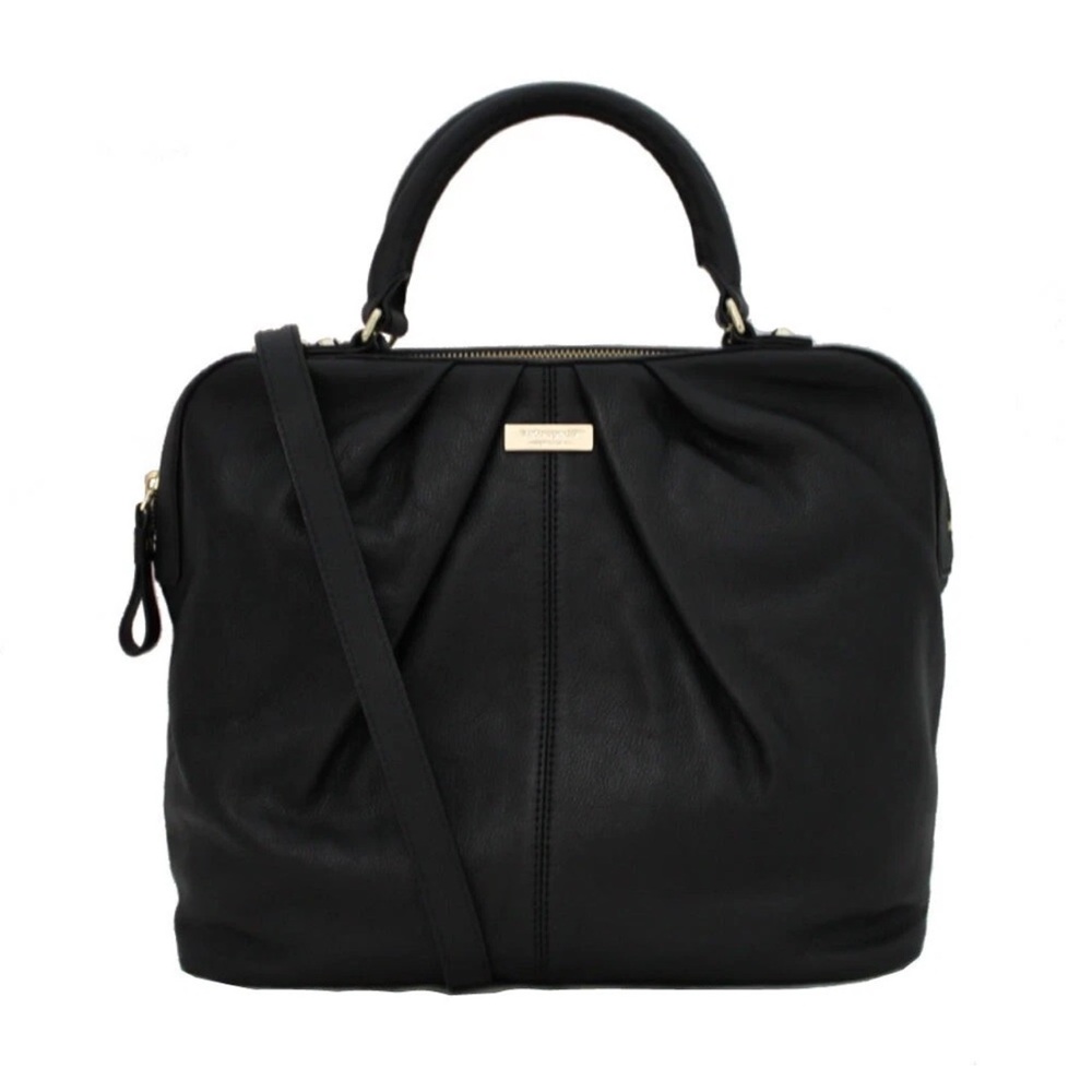 Black leather Kate Spade Camille bag